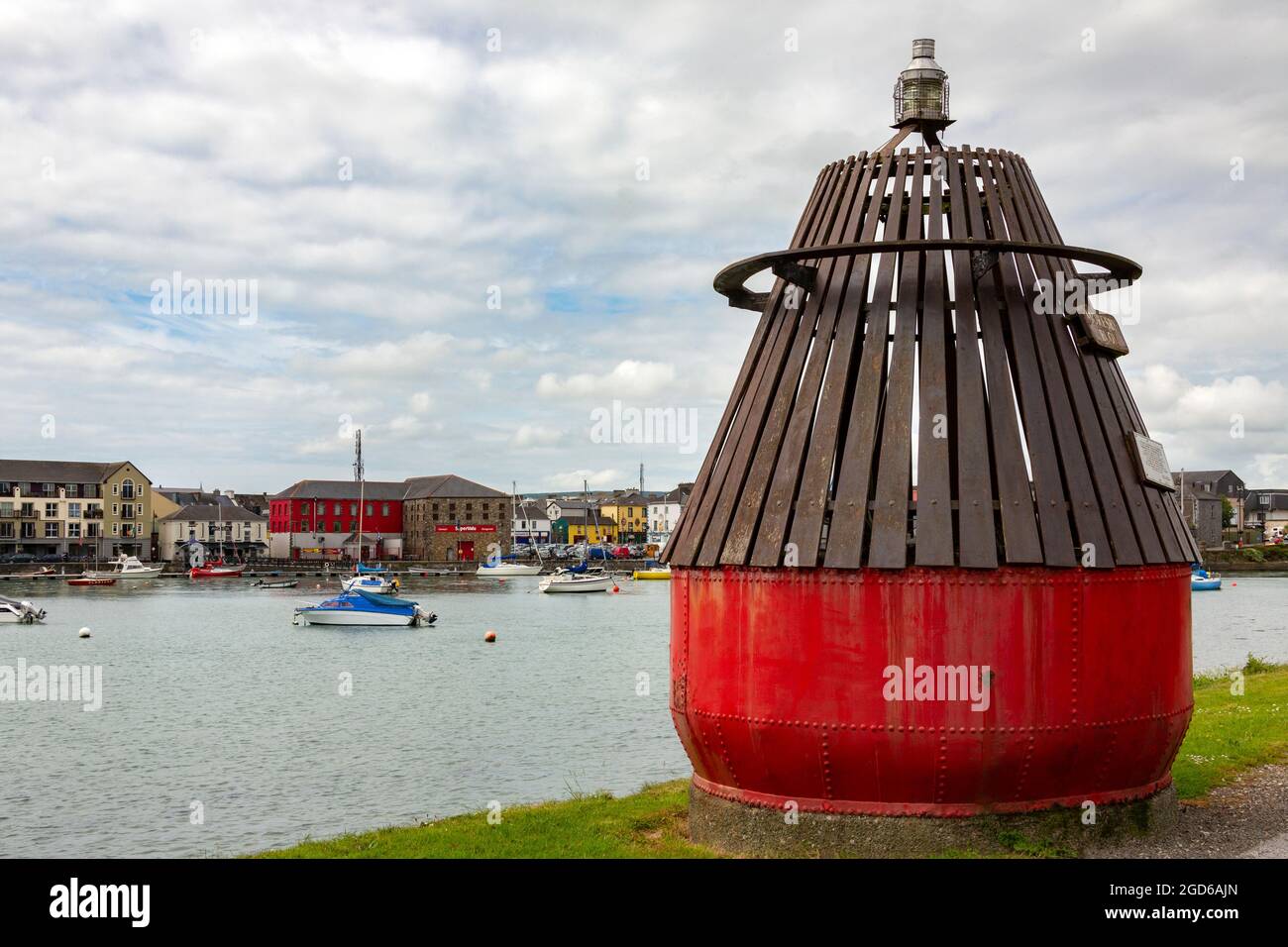 Il Moresby Buoy a Dungarvan nella contea di Waterford, sulla costa sud-orientale della Repubblica d'Irlanda. Foto Stock