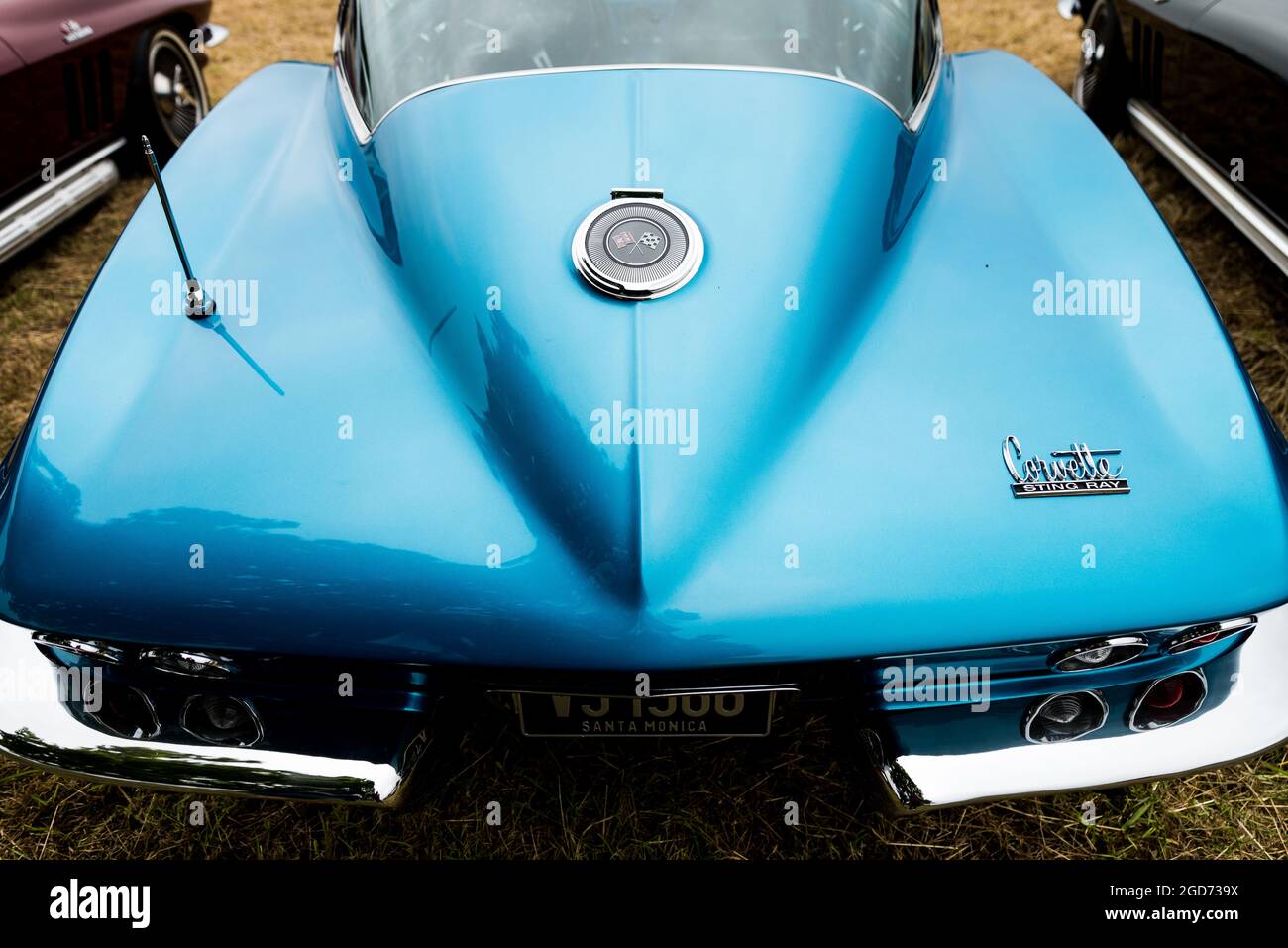 Rochford, Essex, Regno Unito - 27 giugno 2021: Esposizione di automobili classiche di Rochford presso i prati, Essex. Foto Stock