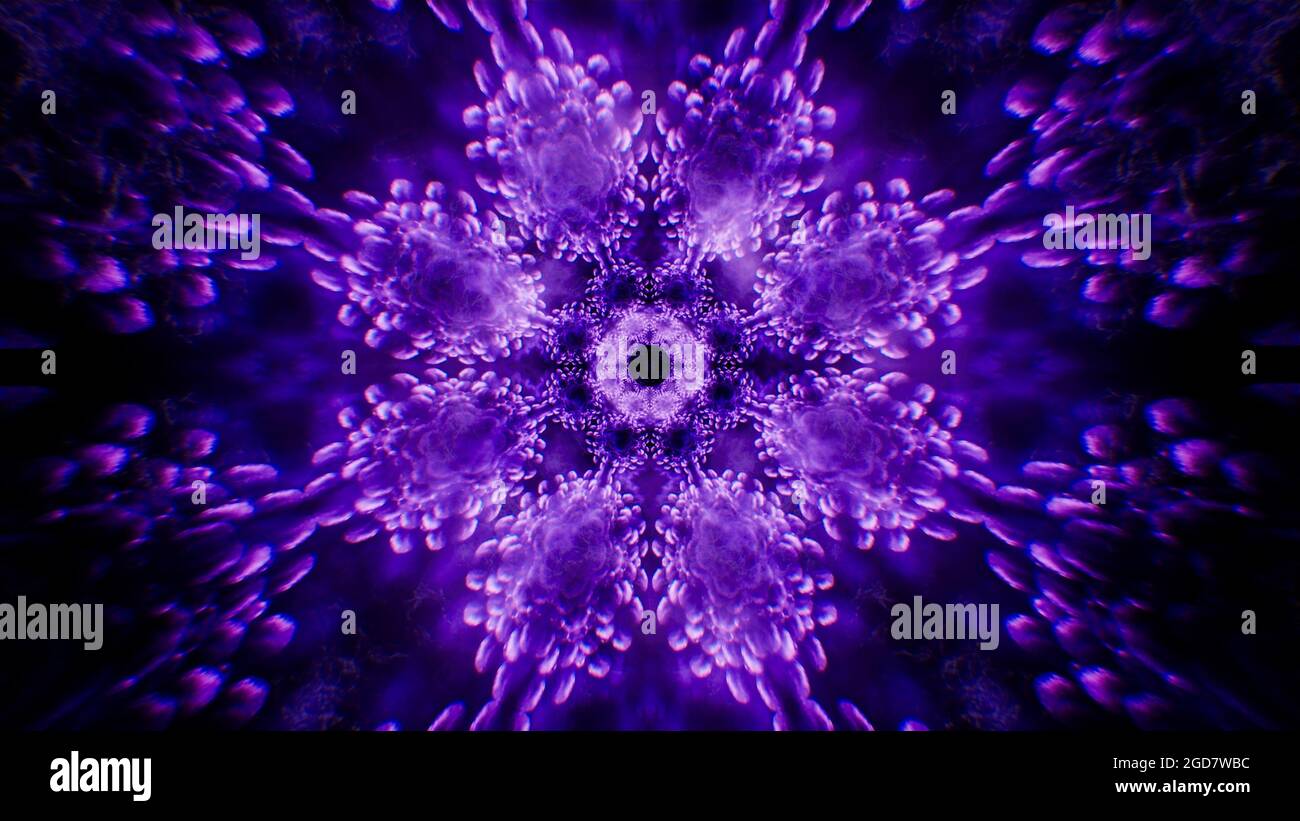 Astratto Fractal Psichedelico plasma sfondo Foto Stock