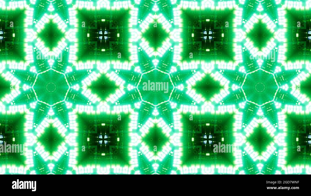 Matrice brillante Caleidoscopio sfondo Foto Stock