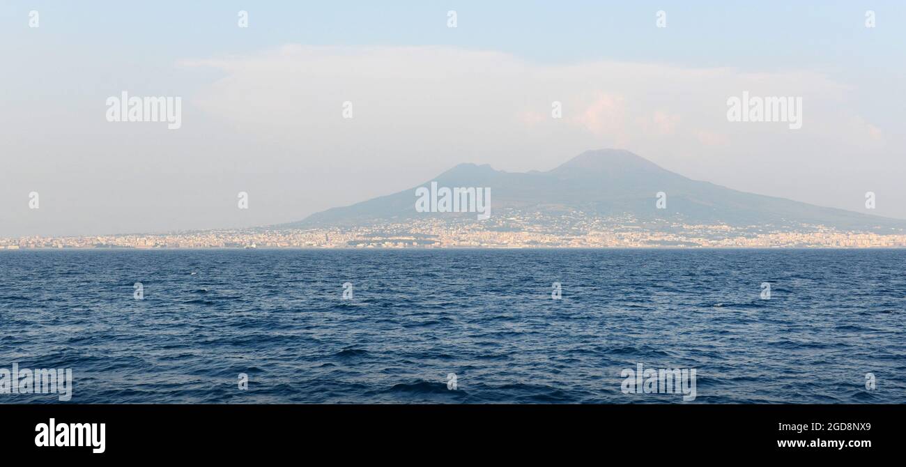 Vesuvio in Campania. Foto Stock