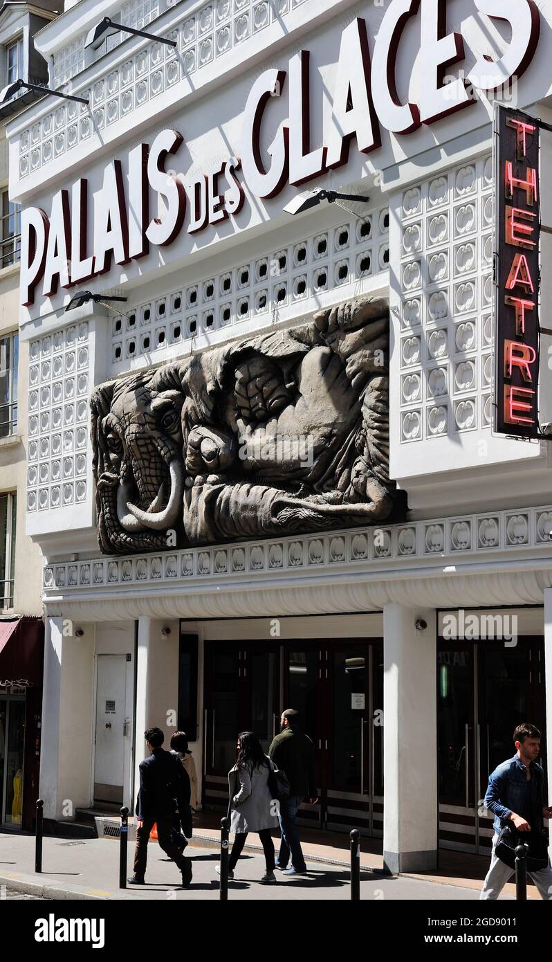 FRANCIA, PARIGI (75) 10 ° ARRONDISSEMENT, TEATRO PALAIS DES GLACES Foto Stock