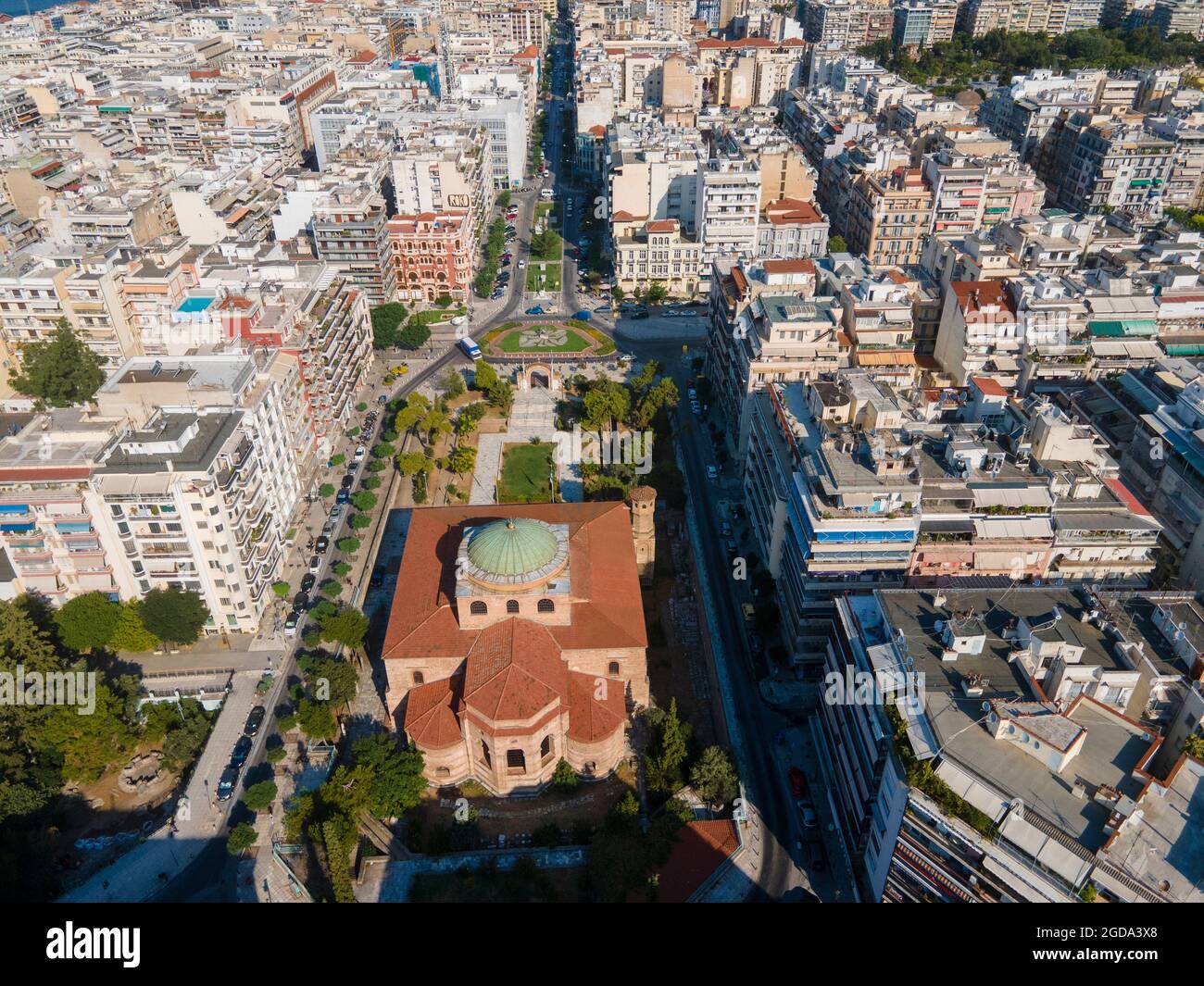 Hagia Sofia, chiesa bizantina a Salonicco, Grecia Foto Stock