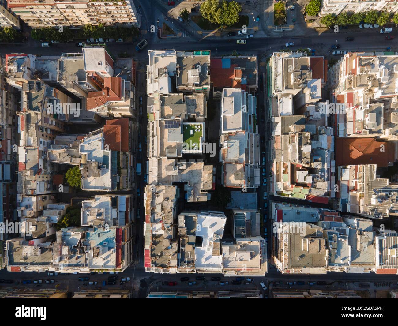 Città di Salonicco dall'alto, Grecia Foto Stock