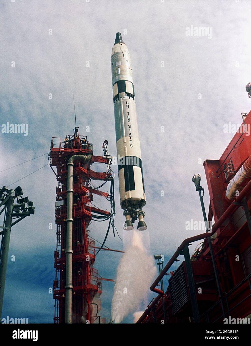 Sollevamento Gemini-Titan 11 (GT-11) Foto Stock