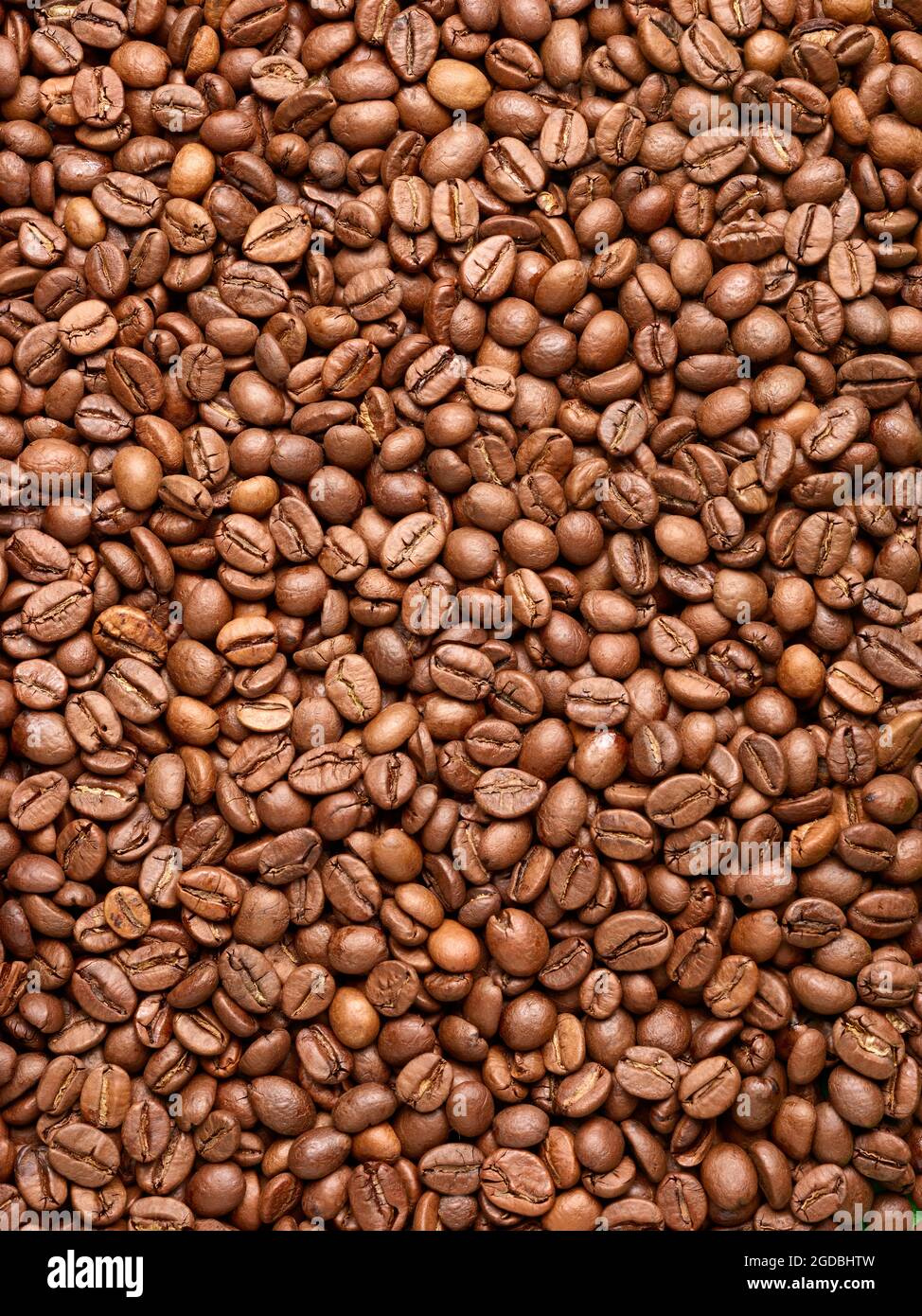 caffè in chicchi di caffè espresso alla caffeina tostata marrone Foto Stock