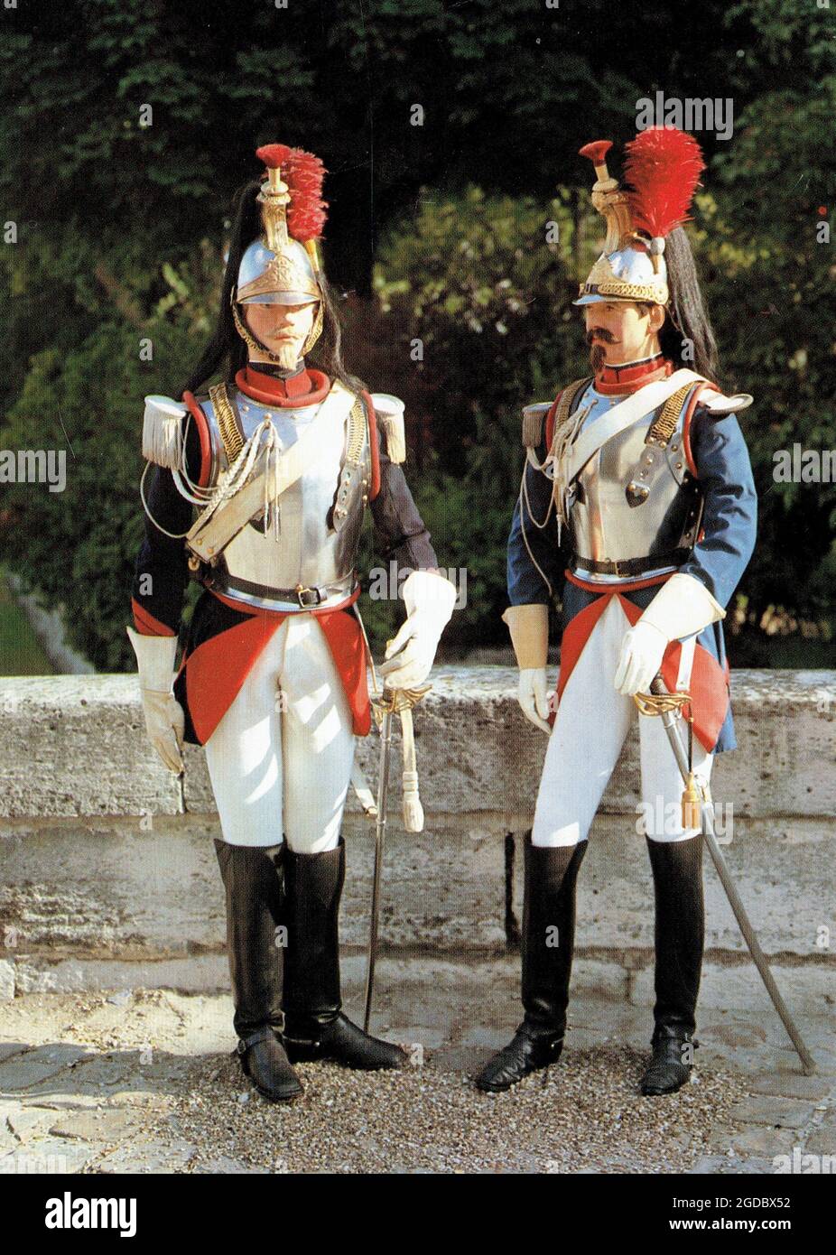 cuirassiers de la Garde Impériale secondo Impero Foto Stock