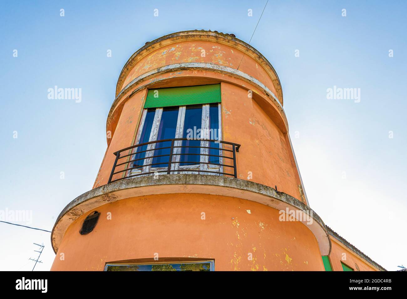 Italia Emilia Romagna - Tresigallo la Città metafisica - Casa del ricamo  Foto stock - Alamy