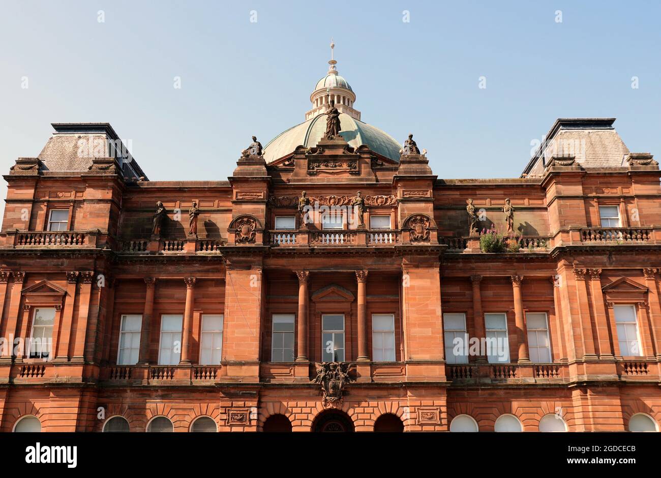Palazzo dei popoli a Glasgow Green Foto Stock