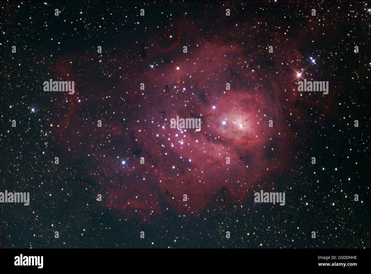 Nebulosa Laguna Foto Stock