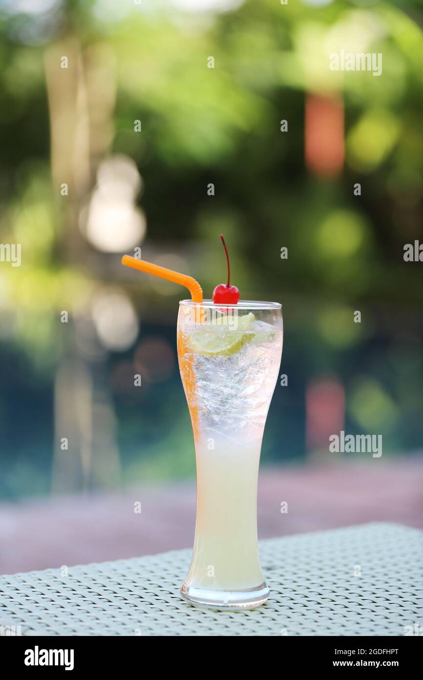 La soda al limone Foto Stock