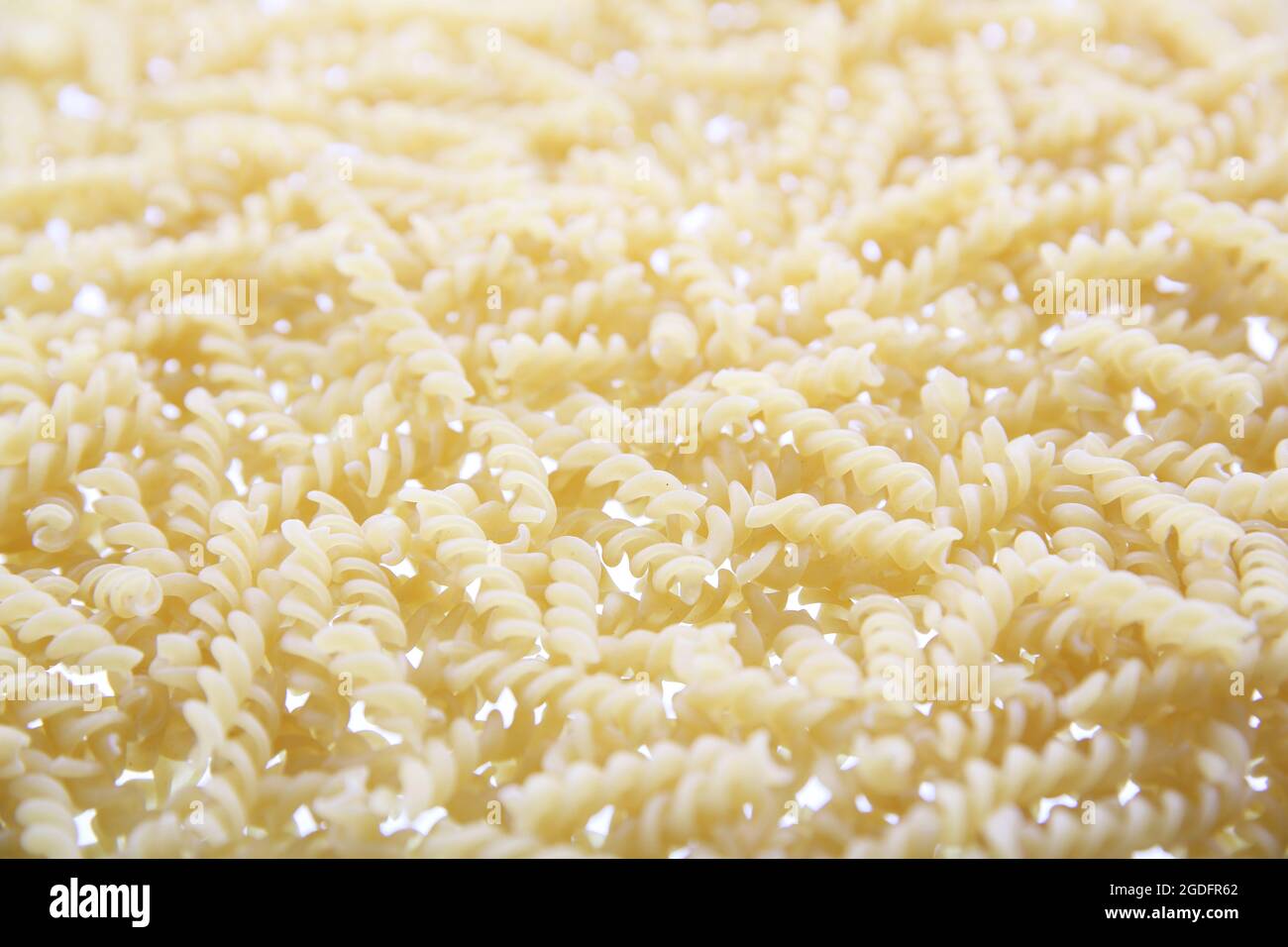 Pasta isolati su sfondo bianco Foto Stock