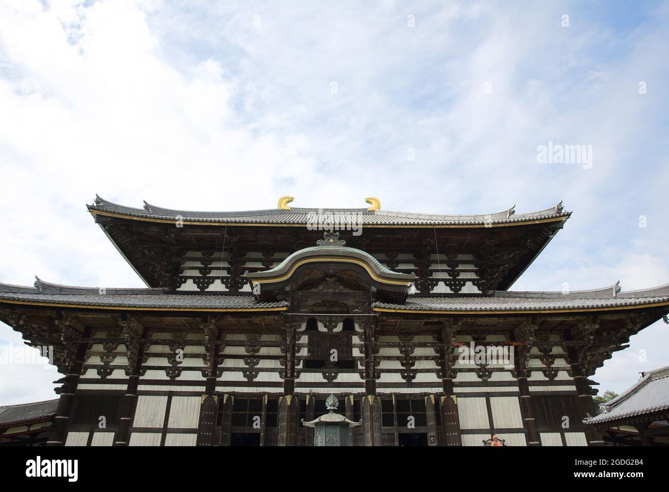 Tempio di Todai-ji di Nara, Giappone Foto Stock