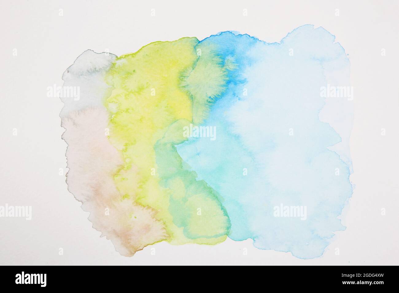 Astratto mix colore acquerello sfondo texture Foto Stock