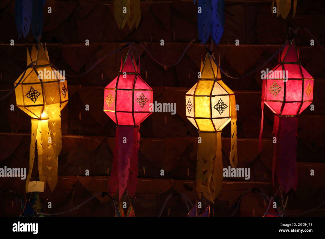 Tritional nord sulla lanterna della Thailandia Foto Stock