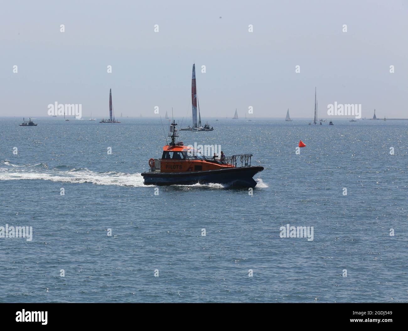 NAVE PILOTA al Work Plymouth Sound Foto Stock