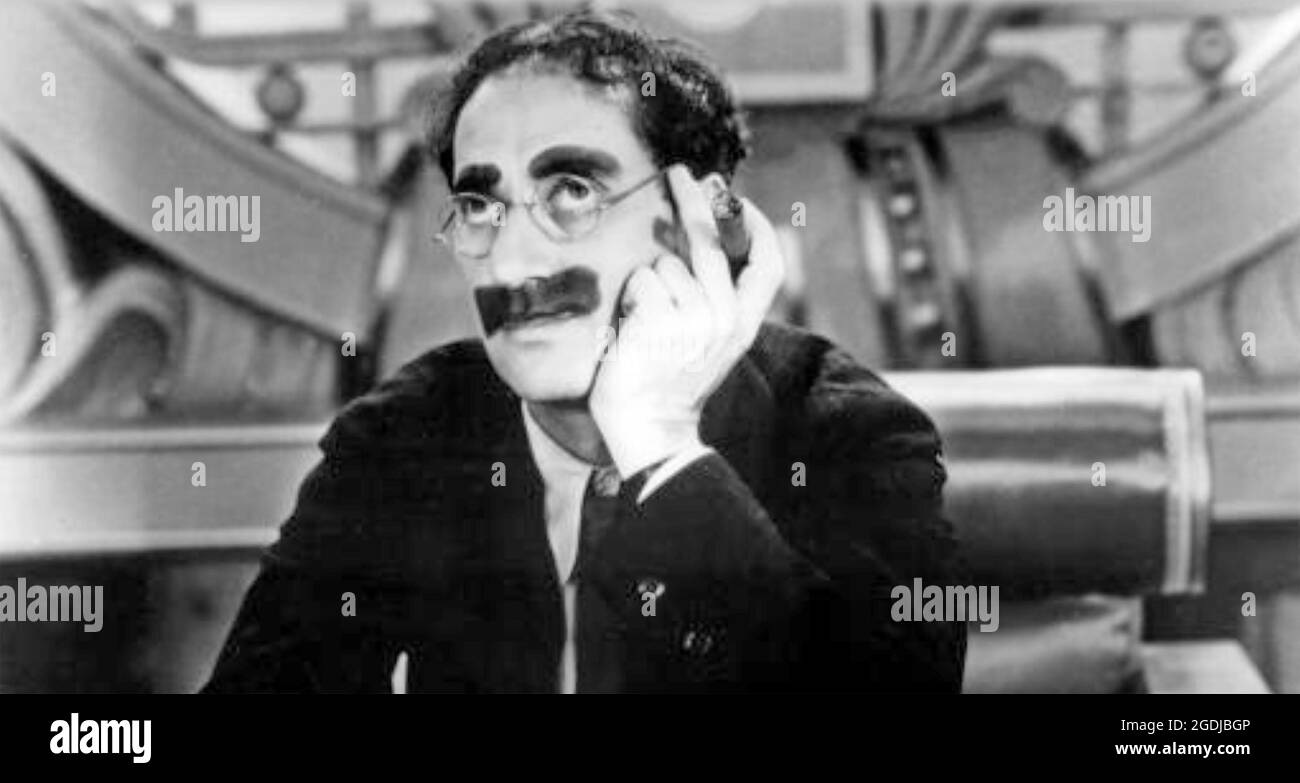 Zuppa di anatra 1933 Paramount Pictures film con Groucho Marx Foto Stock
