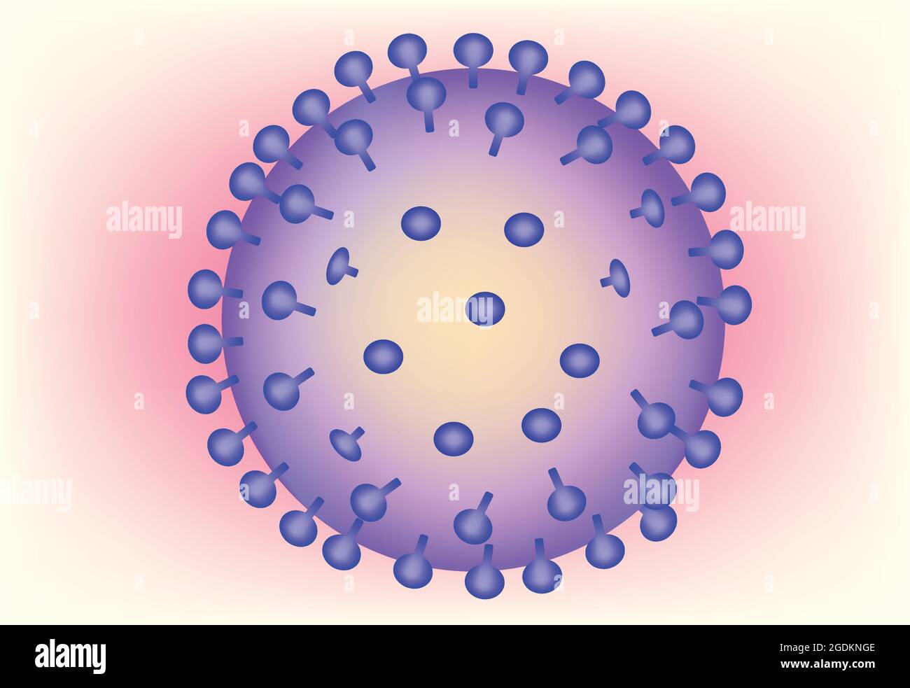Il coronavirus, la malattia di Coronavirus (COVID-19) è una malattia infettiva causata dal virus SARS-COV-2 Illustrazione Vettoriale