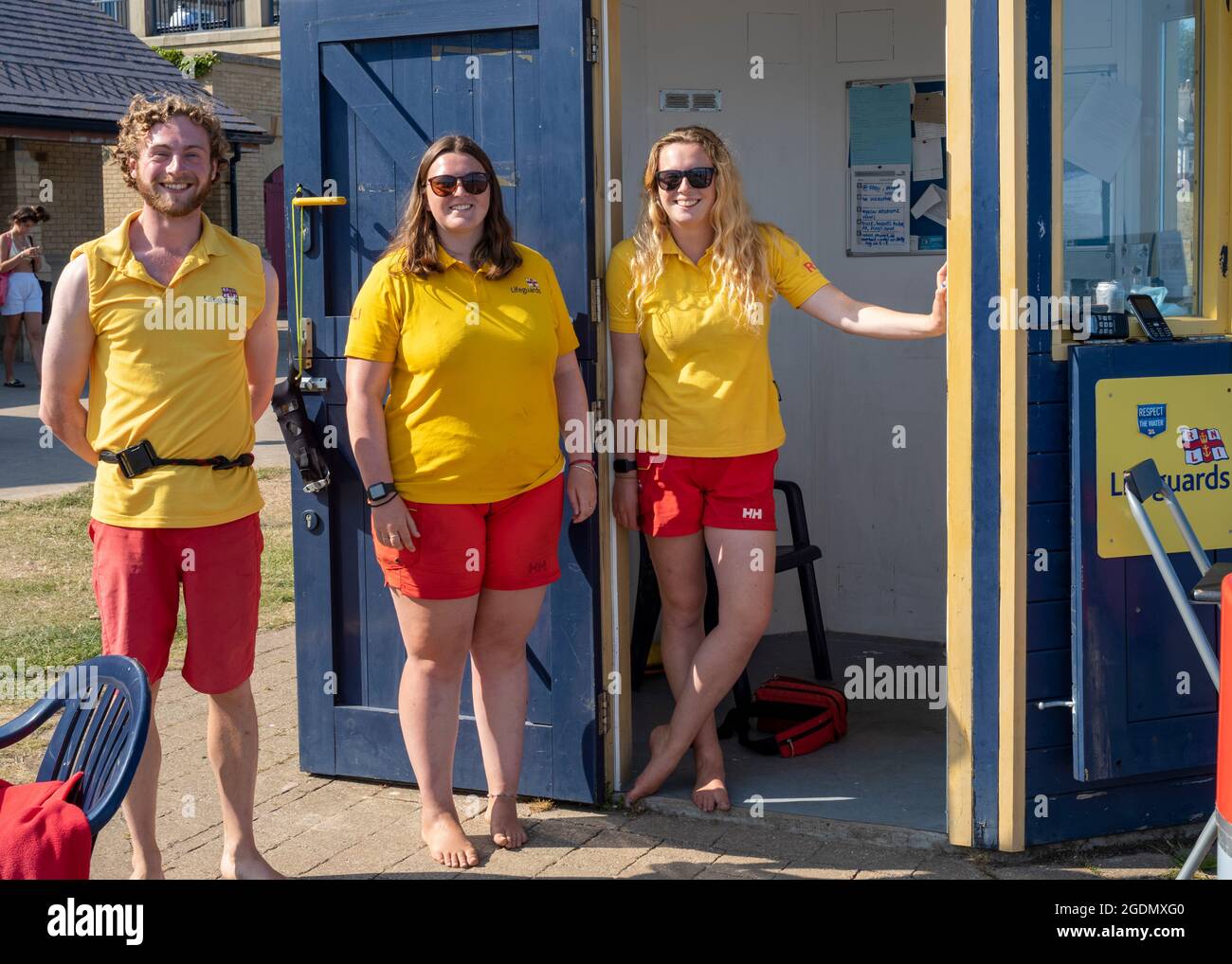 Il simbolo della gioventù responsabile, Filey Promenade, North Yorkshire, Regno Unito Foto Stock