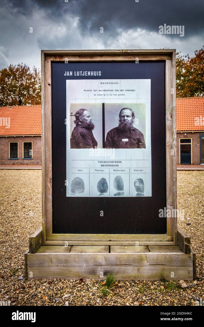 Paesi Bassi, Veenhuizen. Il Museo delle prigioni racconta la storia della villageÕs progressione da una colonia per orfani e mendicanti, a un lavoro statale i Foto Stock