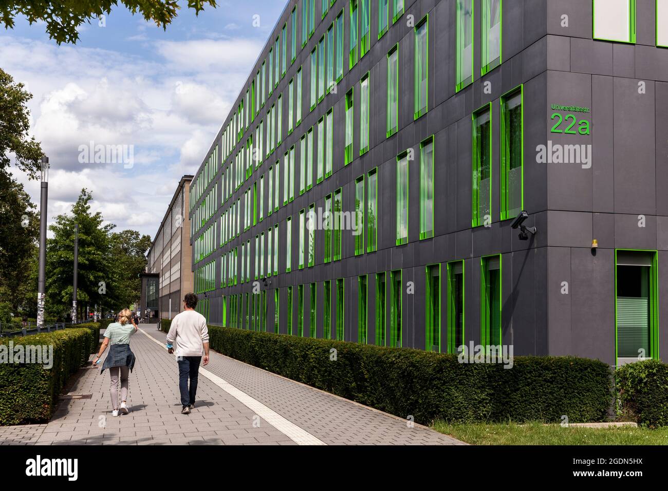 L'edificio del Centro servizi SSC Studierenden (Centro servizi per studenti) dell'Università di Colonia nel distretto Lindenthal, architetto Schuster Foto Stock