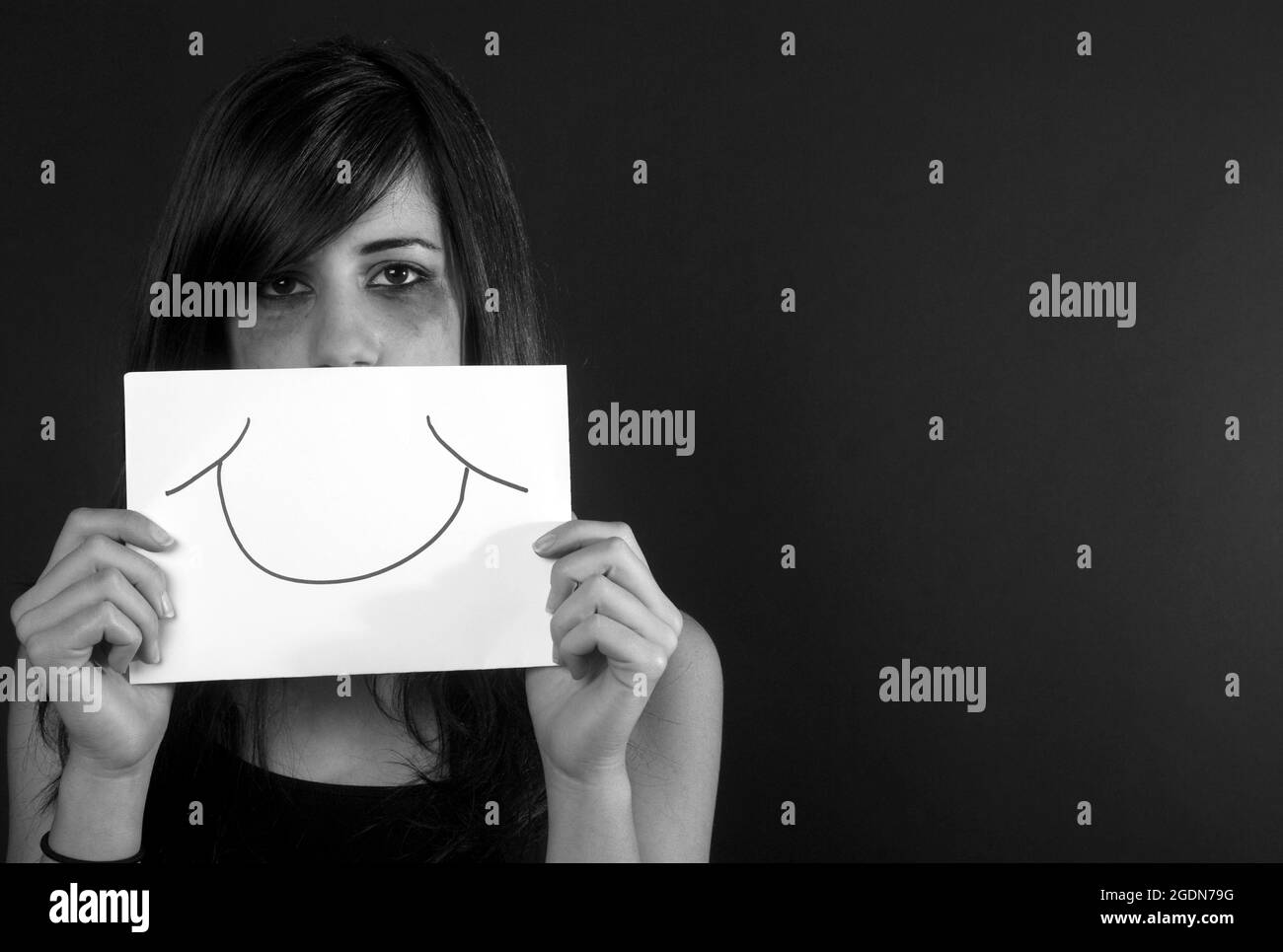 Fake smile immagini e fotografie stock ad alta risoluzione - Alamy
