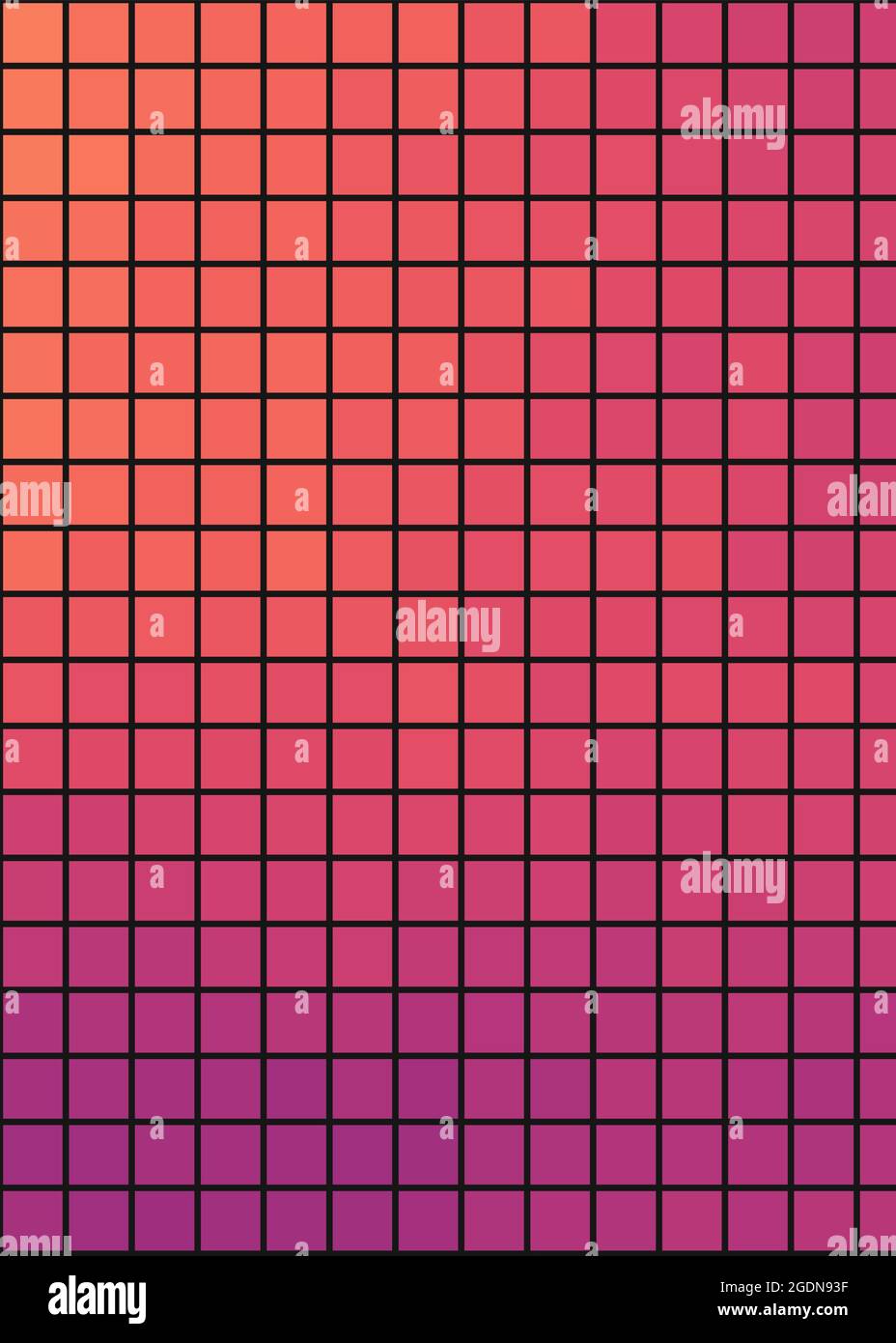 Illustrazione grafica generativa dei pixel a colori geometrici astratti Illustrazione Vettoriale