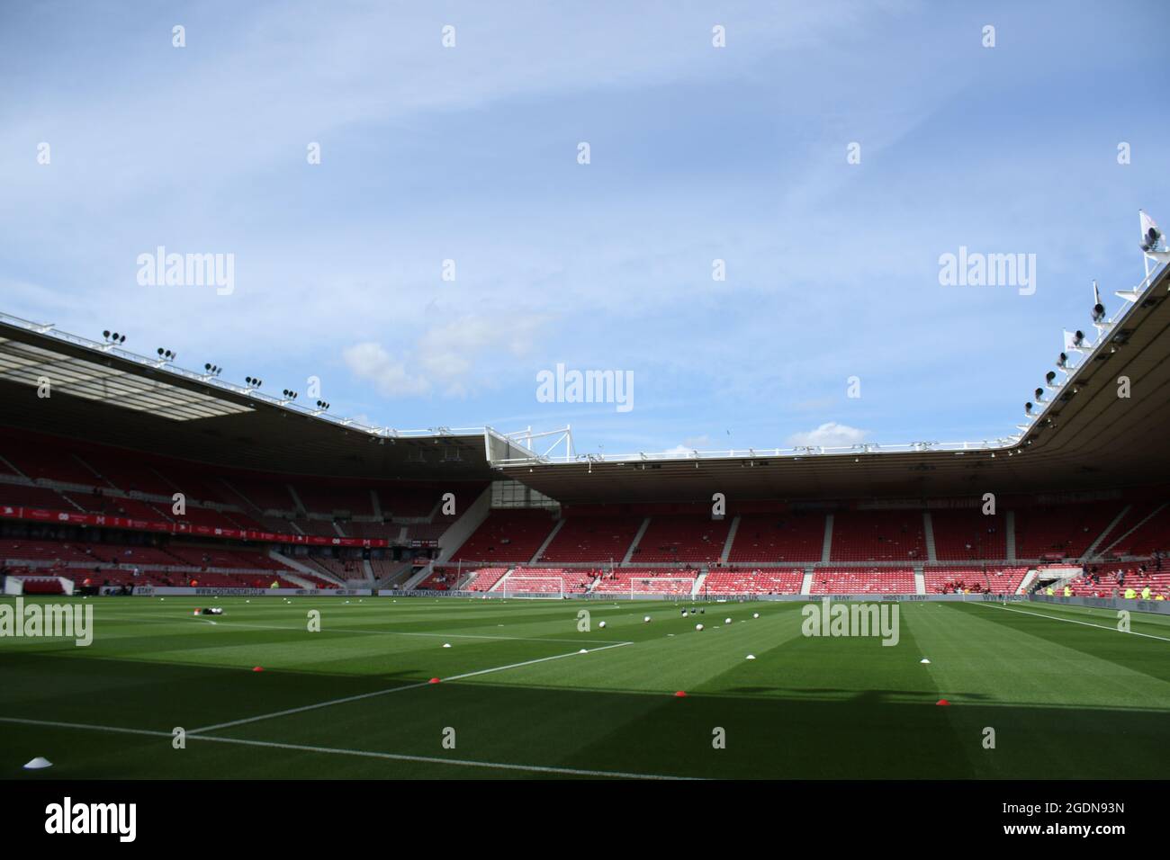 Middlesbrough, Regno Unito. 14 agosto 2021. Vista generale durante la partita del campionato Sky Bet tra Middlesbrough e Bristol City al Riverside Stadium di Middlesbrough sabato 14 agosto 2021. (Credit: Will Matthews | MI News) Credit: MI News & Sport /Alamy Live News Foto Stock