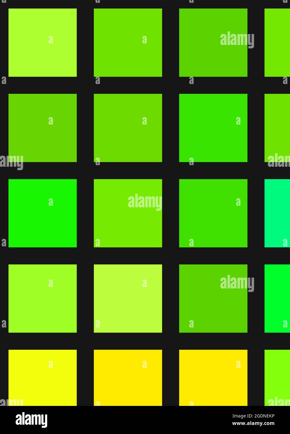 Illustrazione grafica generativa dei pixel a colori geometrici astratti Illustrazione Vettoriale