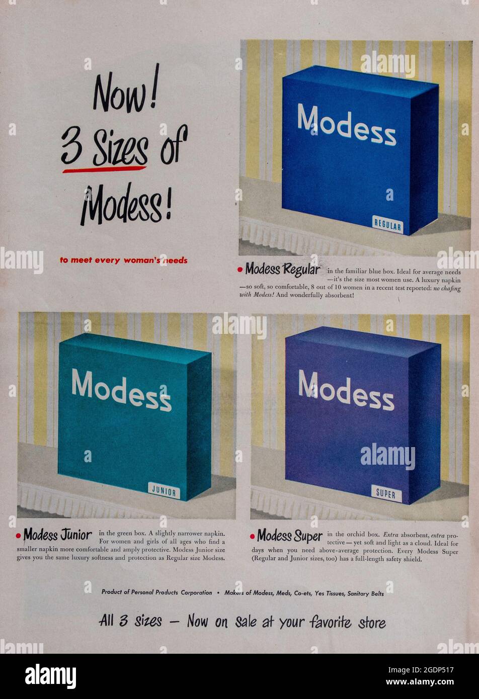 Pubblicità di Vintage Life Magazine, numero 5 gennaio 1948, Stati Uniti d'America Foto Stock