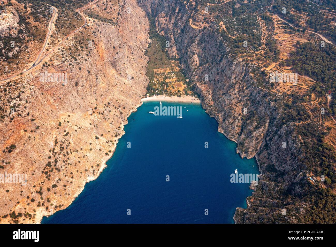 Valle delle farfalle a fethiye, turchia Foto Stock