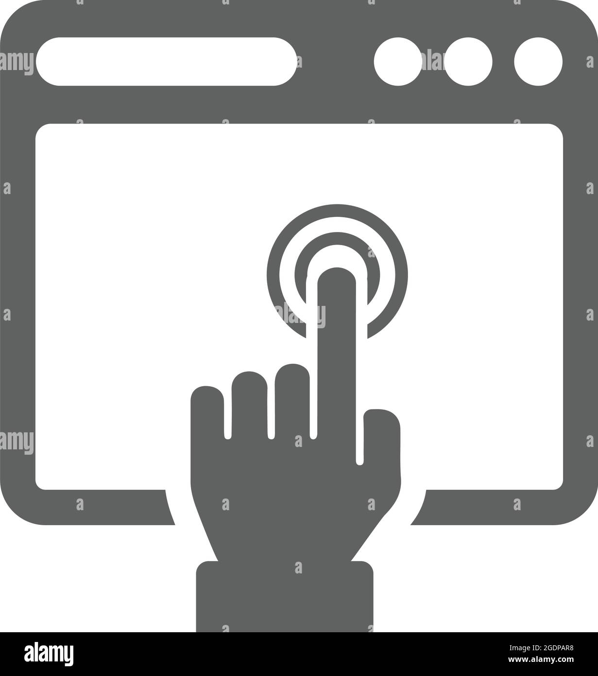 Navigazione, navigazione, navigazione icona è isolato su sfondo bianco. Da utilizzare per la grafica e il web design o per scopi commerciali. File EPS vettoriale. Illustrazione Vettoriale