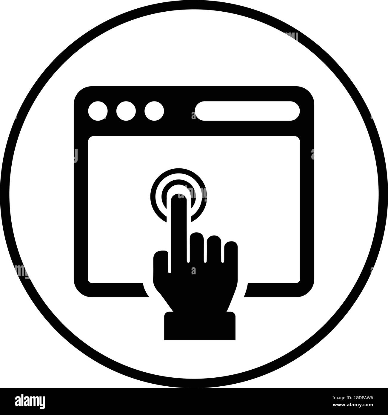 Navigazione, navigazione, navigazione icona è isolato su sfondo bianco. Da utilizzare per la grafica e il web design o per scopi commerciali. File EPS vettoriale. Illustrazione Vettoriale