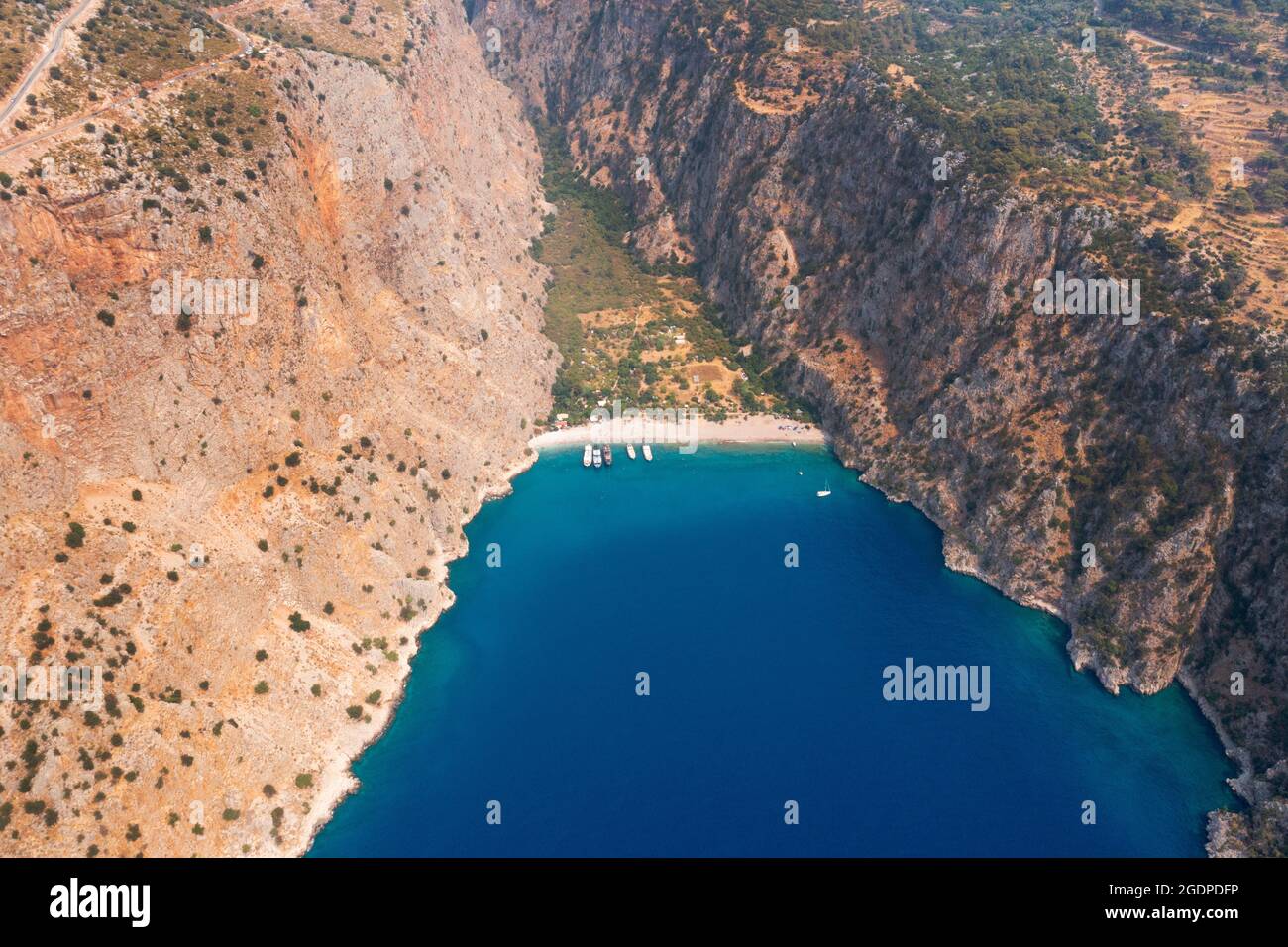 Valle delle farfalle a fethiye, turchia Foto Stock