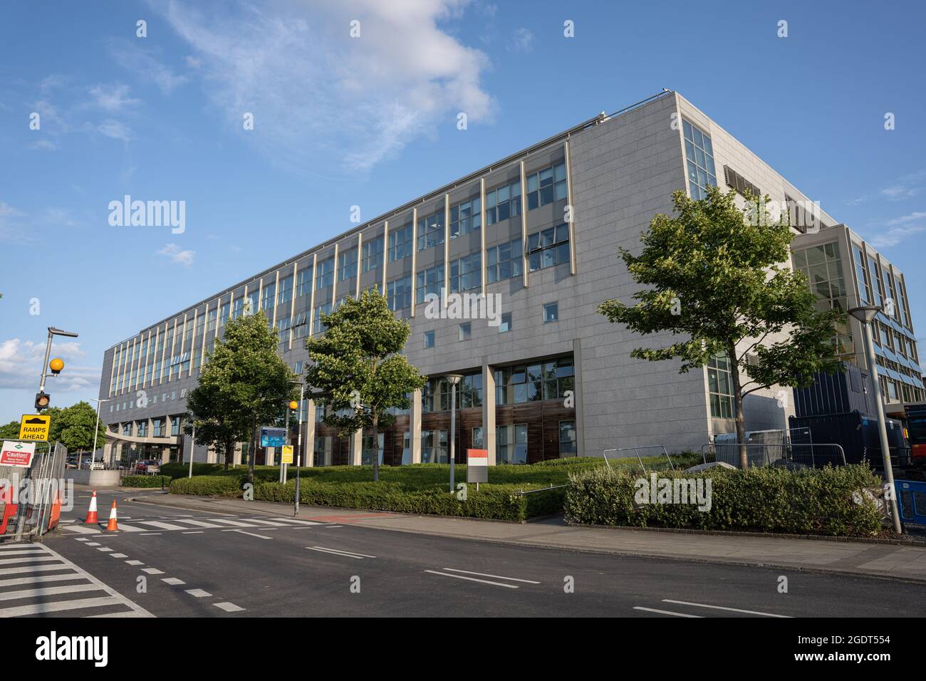 Dublin City, Dublino, Irlanda, 8 agosto 2021, Front of St Vincents University Hospital Foto Stock