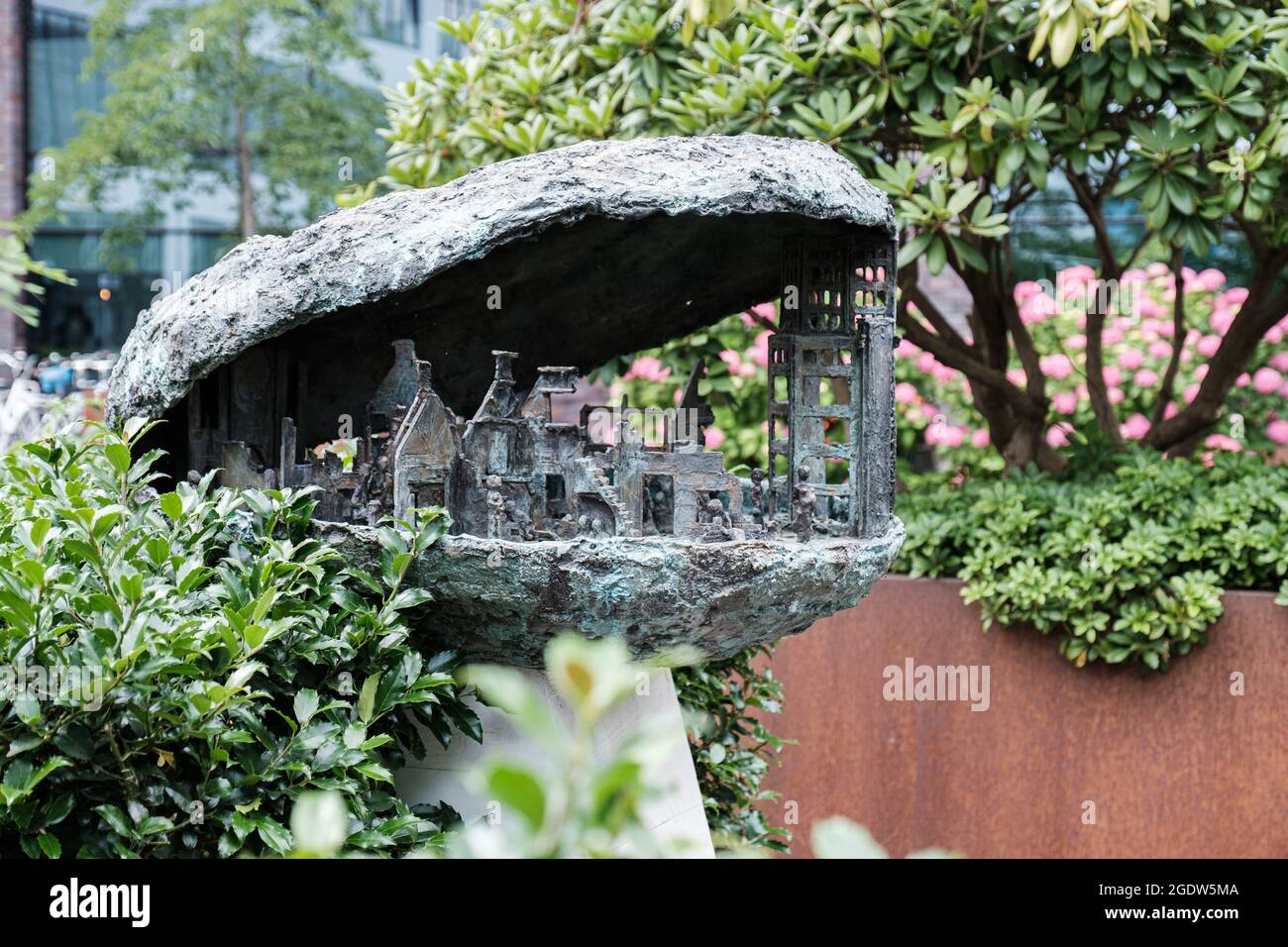 Il Monument Operation Oyster durante la seconda guerra mondiale Foto Stock