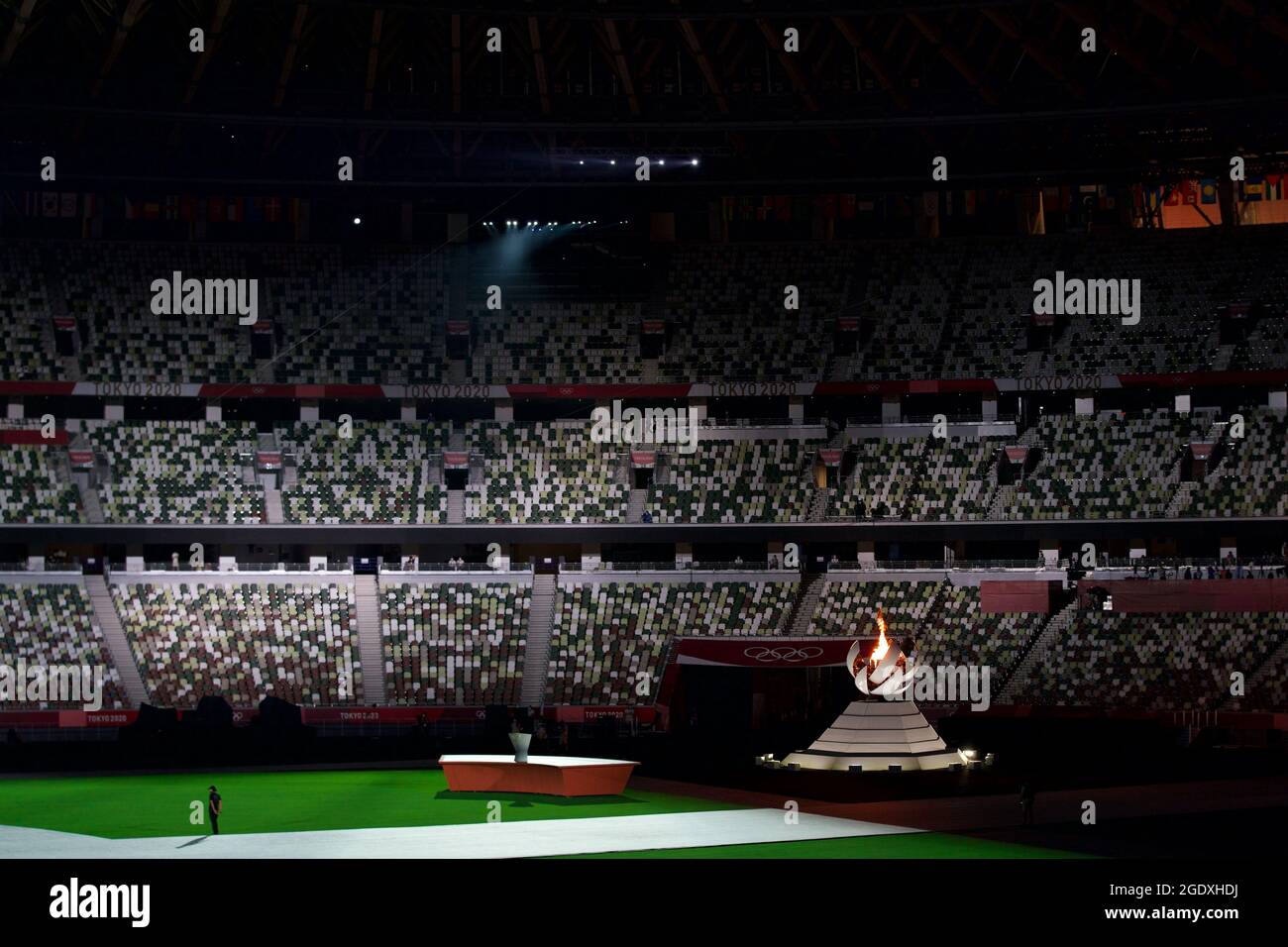 Cerimonia di chiusura dei Giochi Olimpici di Tokyo 2020. Tokyo 2021. Foto Stock