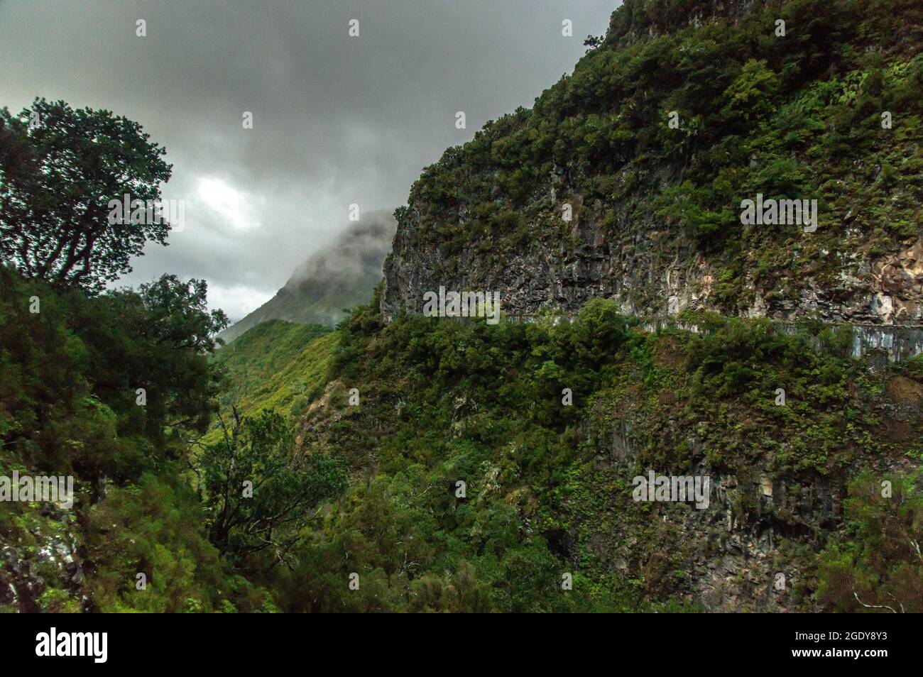 Vista sulle montagne della Maderia Foto Stock