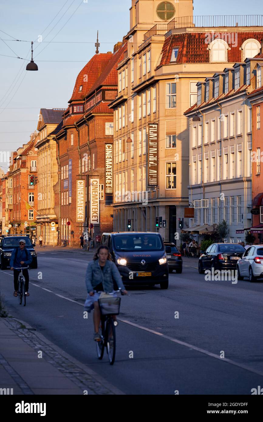 Cinemateket (la Cinematheque), il Danish Film Institute, Gothersgade, Copenhagen, Danimarca Foto Stock