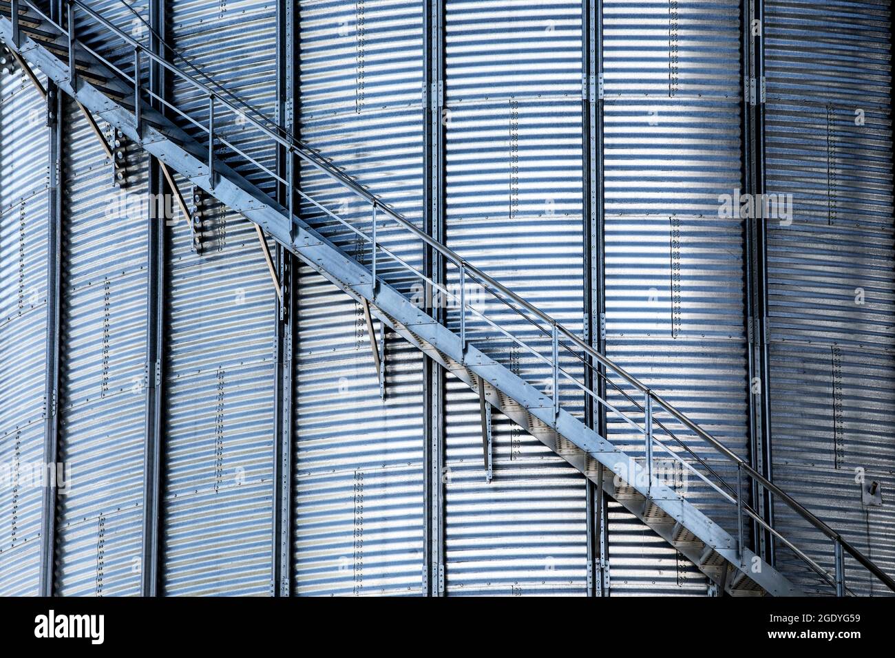 SD00431-00..... DOKOTA DEL SUD - silo di grano in muro. Foto Stock