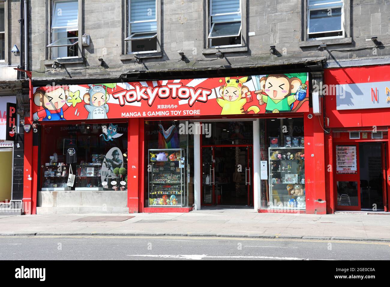 Tokyo Toys manga e negozio di giocattoli di gioco a Glasgow Foto Stock