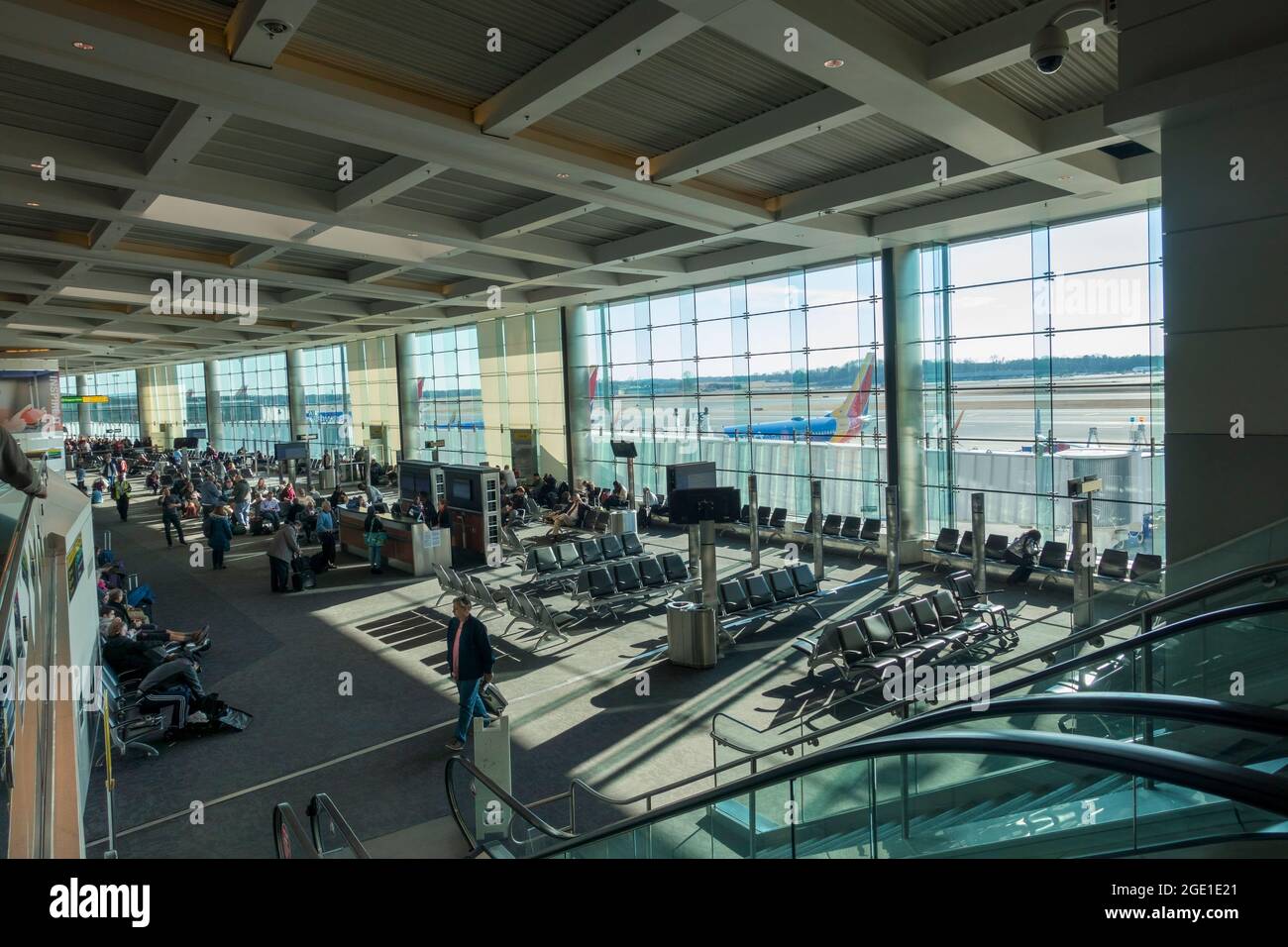 Terminal dell'aeroporto internazionale di Baltimora-Washington per Southwest Airlines. Foto Stock