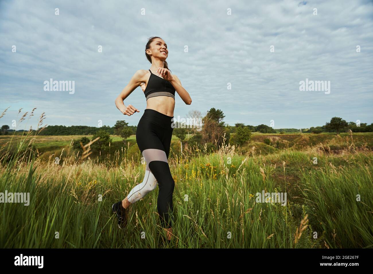Forza interiore ottenuta esercitando ogni giorno Foto Stock
