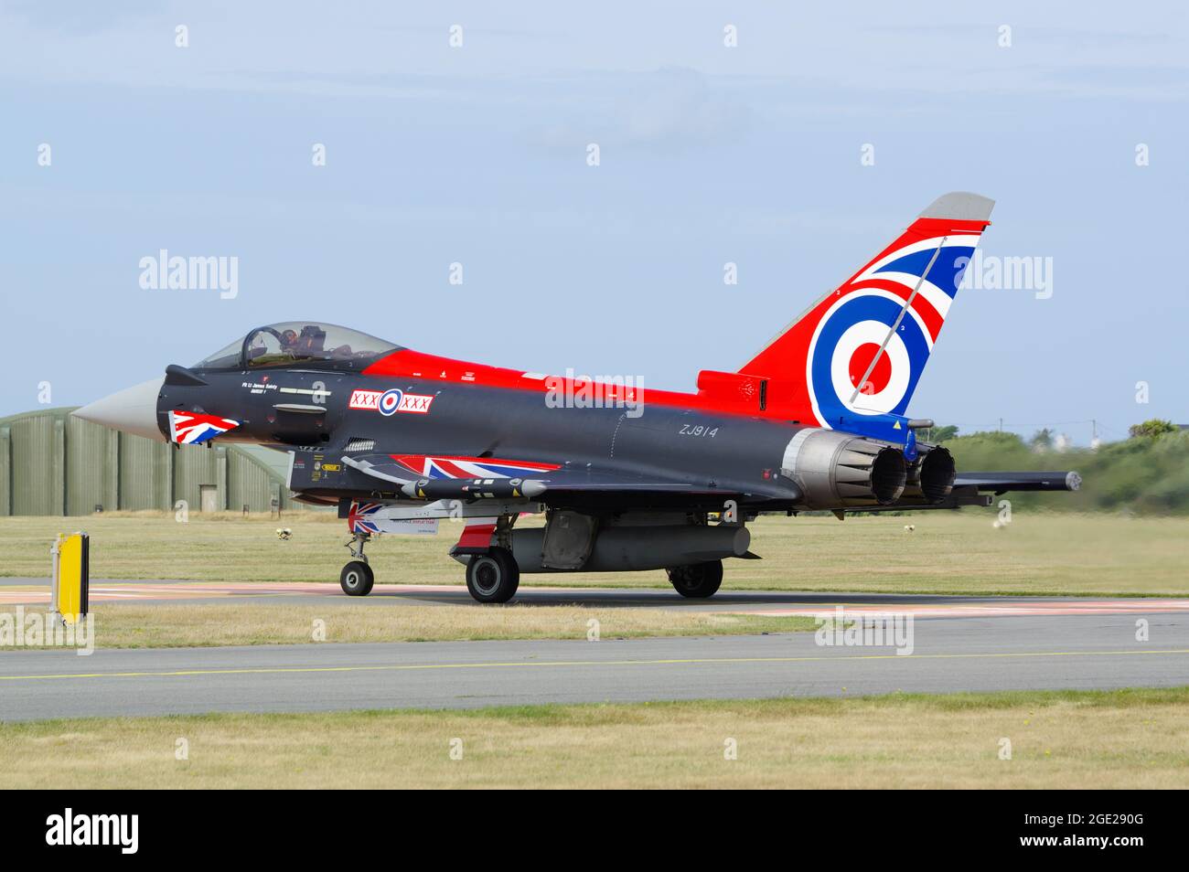 RAF Eurofighter Typhoon Blackjack, ZJ914, Foto Stock