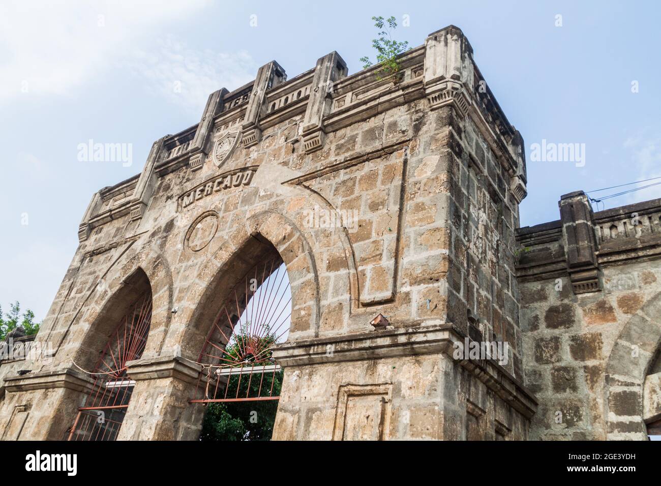 Porta del mercato di Mercado Artesanias a Masaya, Nicaragua Foto Stock