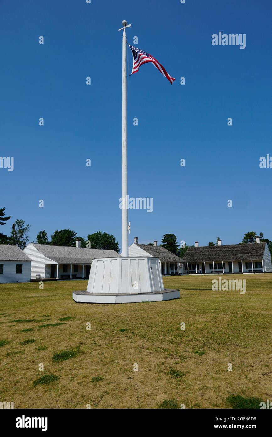 Fort Wilkins state Park Foto Stock