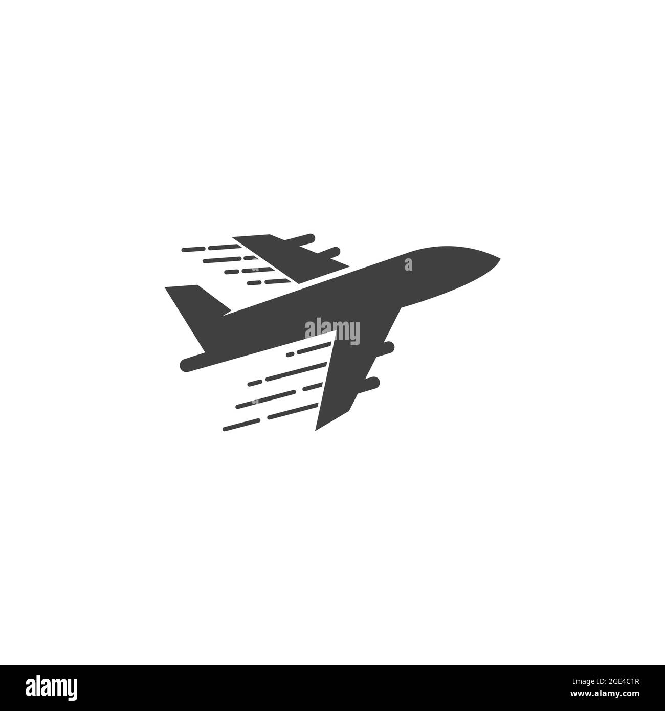 Icona aereo illustrazione vettoriale Logo design template Illustrazione Vettoriale
