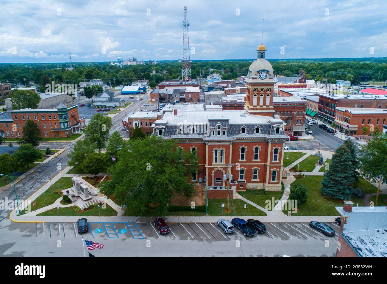 Adams County Circuit Court, tribunale a Decatur, Indiana Foto Stock