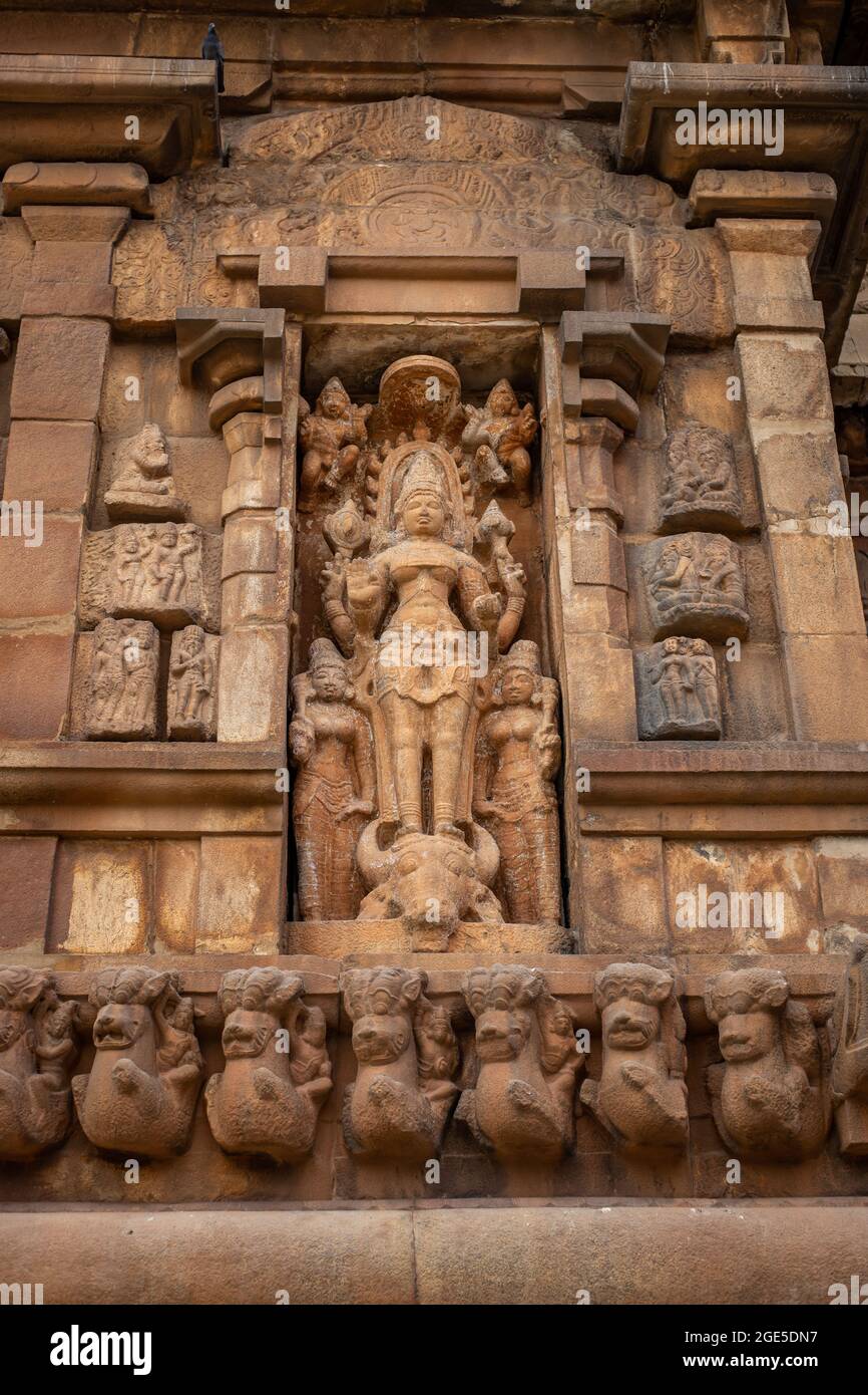Tempio di Brihadeeswara, Thanjavur Foto Stock