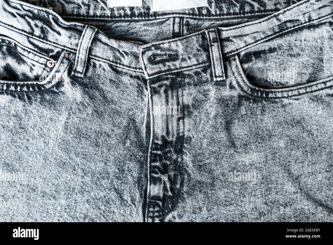 Jeans blu denim texture. Texture di sfondo in denim per il design. Texture in denim tela. Denim blu che può essere utilizzato come sfondo Foto Stock
